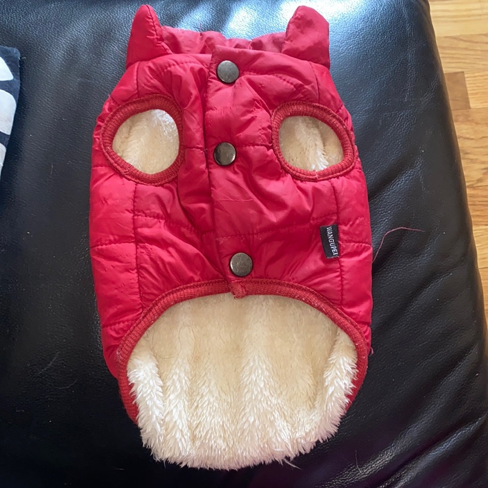 Used pup red jacket